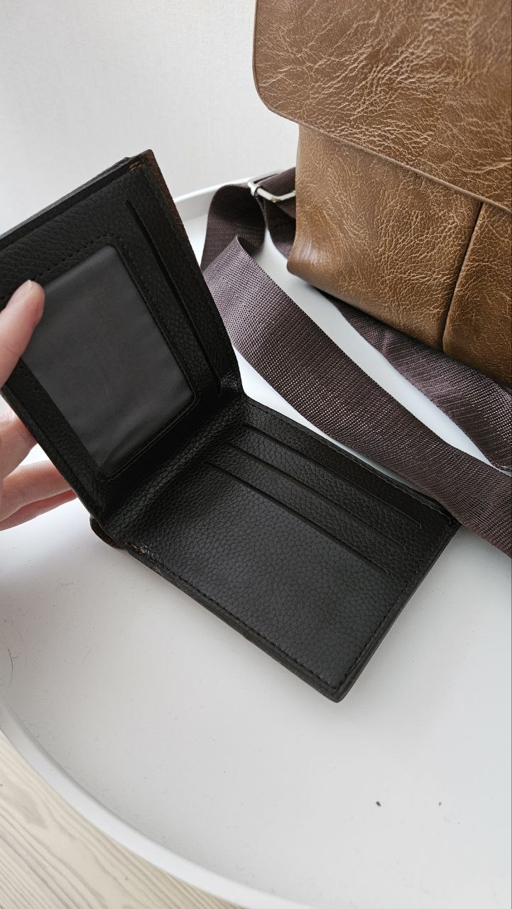 Мужская сумка и кошелёк