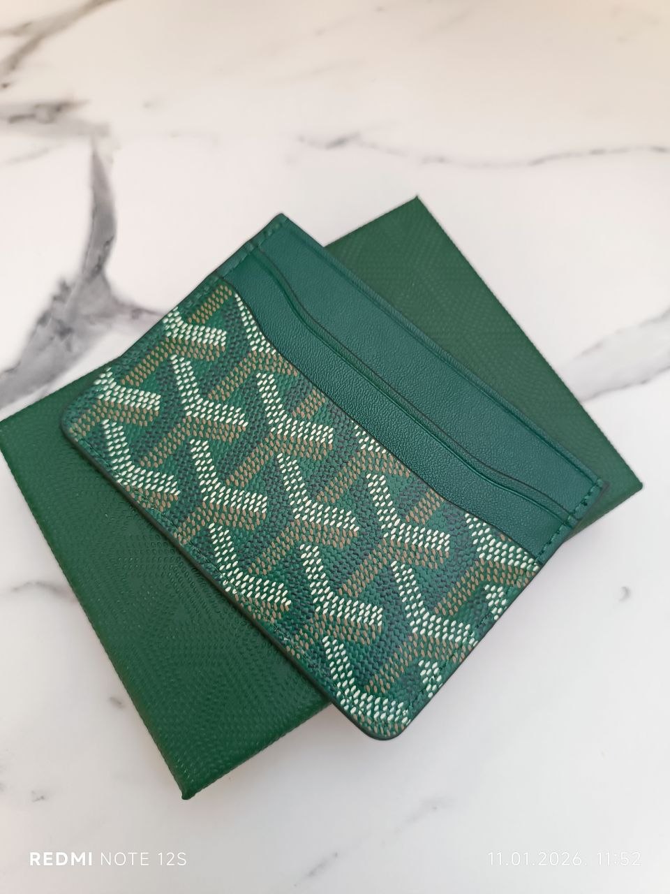 Goyard card holder maks